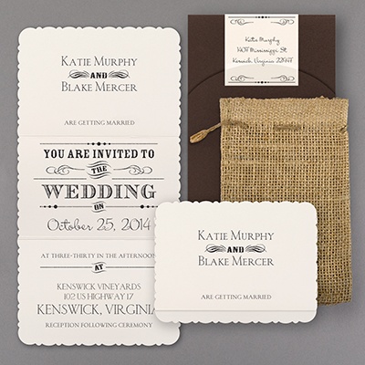 Rustic Touch Invitation