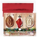 Western Hats in a Row Boxed Holiday Card