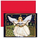 Angel with Star Garland Boxed Holiday Card