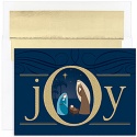 Joy Manger Scene Boxed Holiday Card