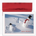 Snowman Angels Boxed Holiday Card