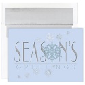 Winter Snowflakes Boxed Holiday Card