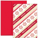 Peppermint Stripes Boxed Holiday Card