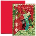 Holiday Stockings Boxed Holiday Card
