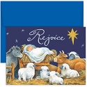 Rejoice Baby Jesus Boxed Holiday Card