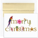 Tropical Merry Christmas Boxed Holiday Card