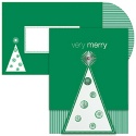 Triangle Tree Boxed Holiday Card