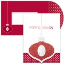 Single Ornament Boxed Holiday Card