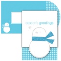 Simple Snowman  Boxed Holiday Card