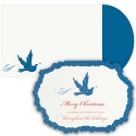 Glitter Dove Boxed Holiday Card