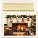 Western Mantel Boxed Holiday Card