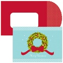 Sparkle Wreath Boxed Holiday Card