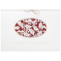 Holly Bunch Intricuts Boxed Holiday Card