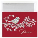Silver Chicadee Century Boxed Holiday Card