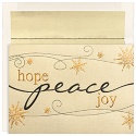 Hope Peace Joy Century Boxed Holiday Card