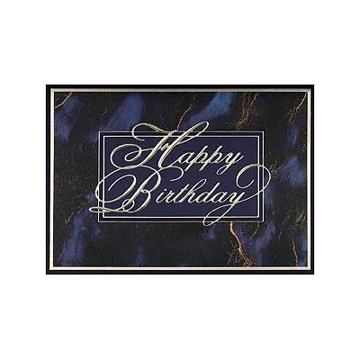 Golden Script Greeting Card