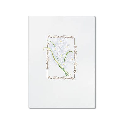 Calla Lilly Bouquet Greeting Card