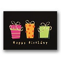 Mod Art Birthday Greeting Card