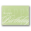 Birthday Shadow Greeting Card