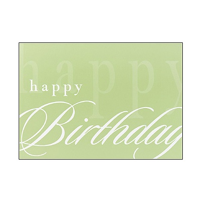 Birthday Shadow Greeting Card