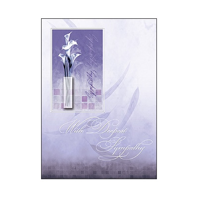 Flowers of Sympathy Greeting Card