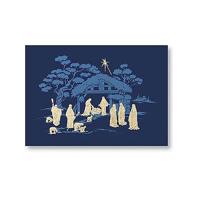 Manger Scene Holiday Card