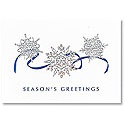Silver Snowflakes Holiday Card