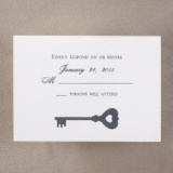 Key to Love - Respond Card and Envelope