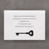 Key to Love - Reception Card