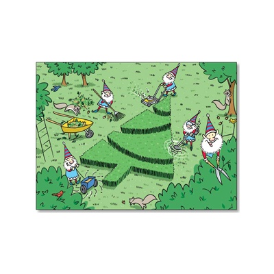 Lawn Shape Up Holiday Card
