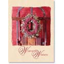 Wreath & Sled Holiday Card