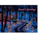 Evening Lights Holiday Card