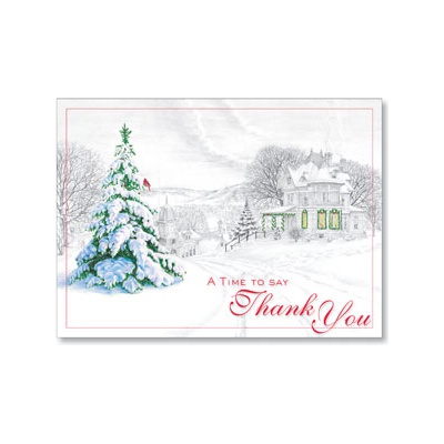 A Time to Say Thank You Holiday Card
