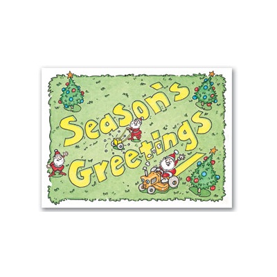 Santa's Landscaping Holiday Card