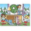 Santa's Scrubbers Holiday Card