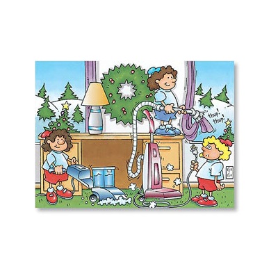 Santa's Scrubbers Holiday Card