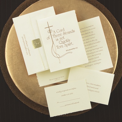 Located in Send Your Wedding Invitations Christian Wedding Invitations