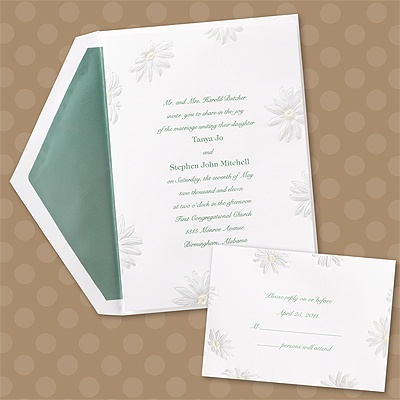 Daisy Wedding Invitations on Wedding Invitations   He Loves Me   Invitation From Ann S Bridal