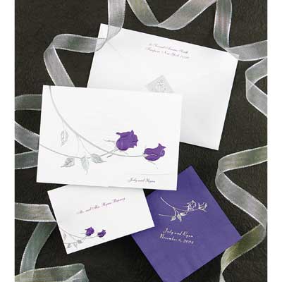 purple damask wedding invitations uk