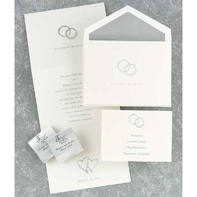 Wedding Invitation Enclosure Cards on Wedding Invitations   Silver Purity Separate And Send Invitation From