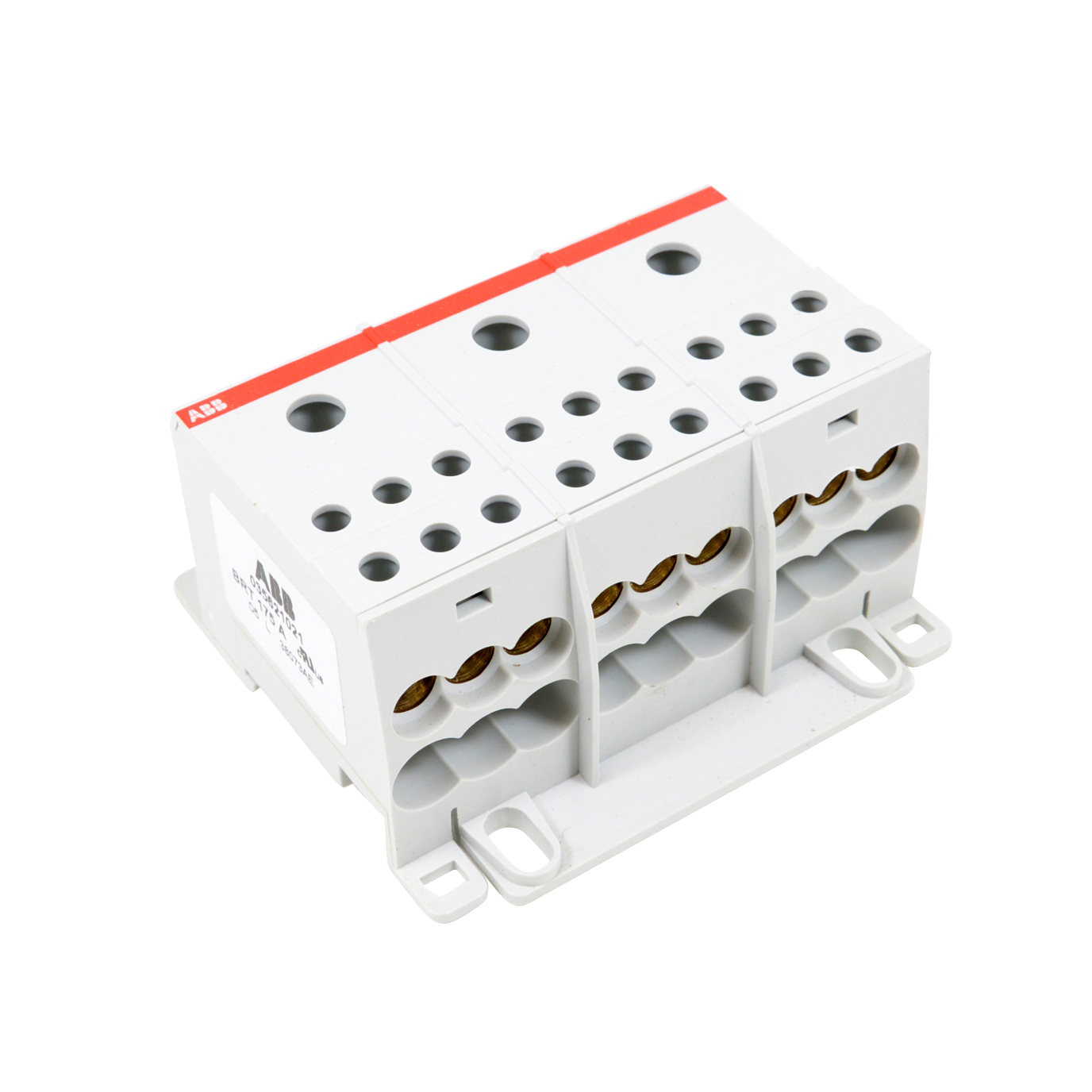 UPC 662019167657 product image for ABB 035621021 BRT175A 3 Pole Dist Block | upcitemdb.com