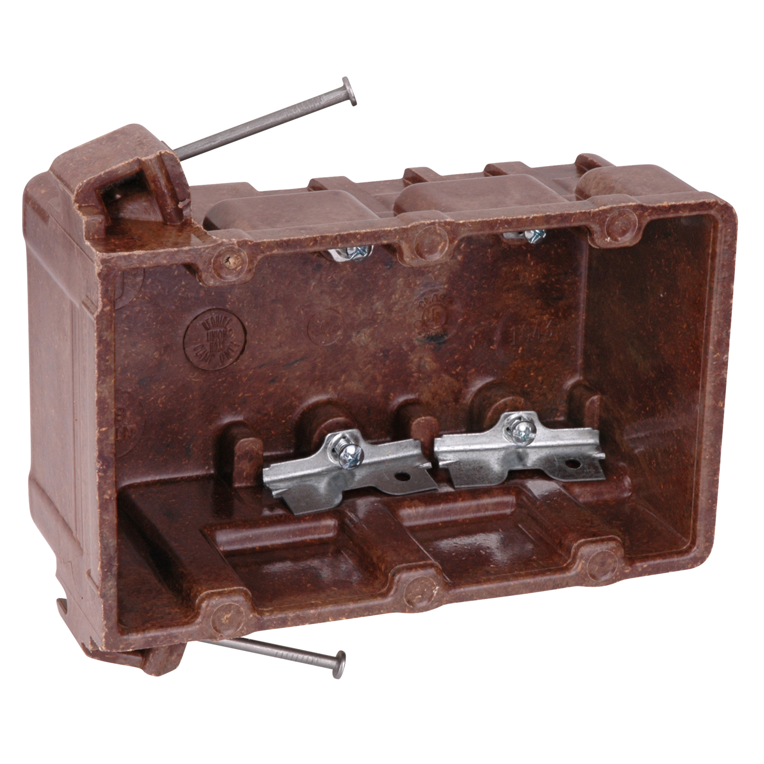 Product image for Carlon 1043-C 3-Gang 2-3/4 Deep Box with High Clamps