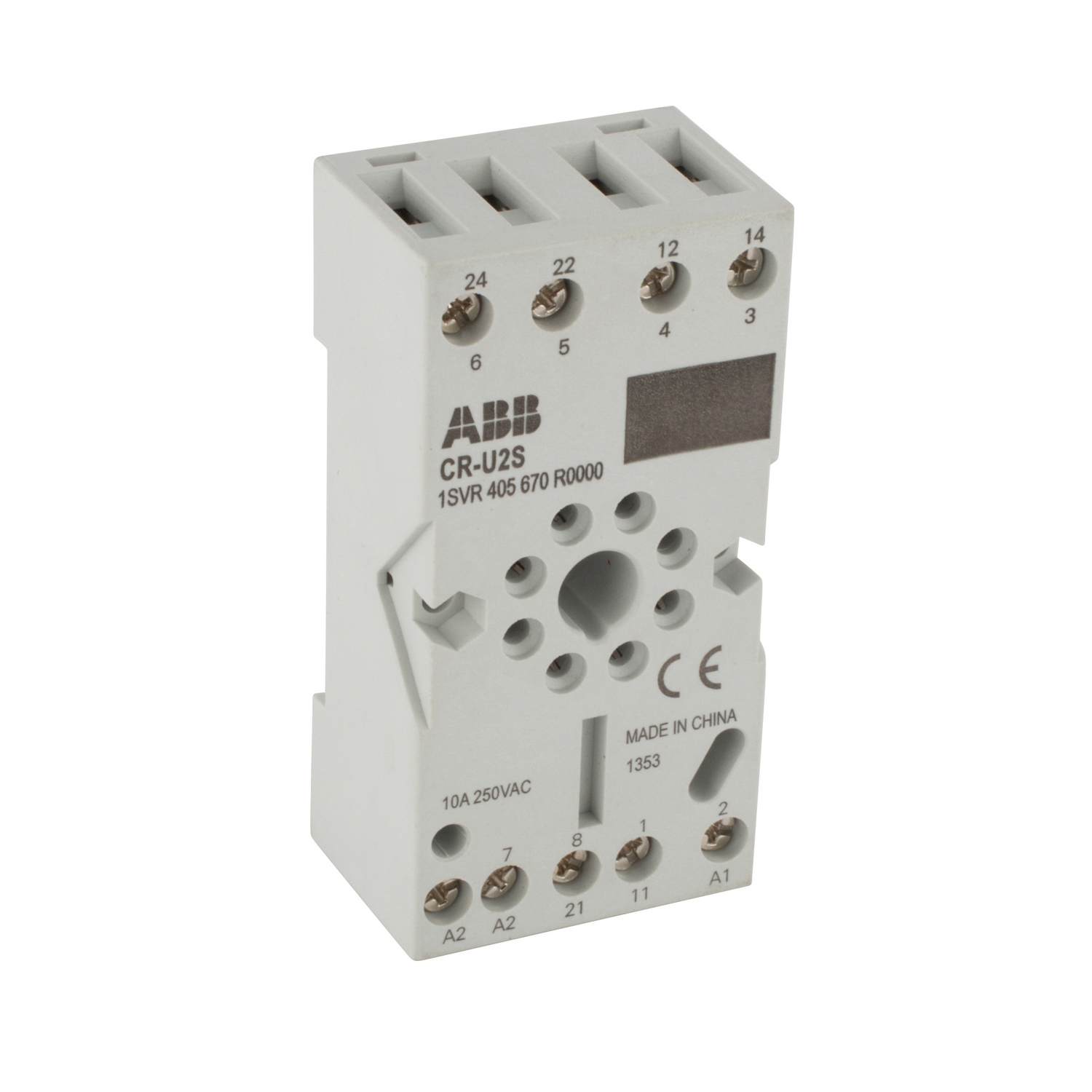 Product image for Thomas & Betts 1SVR405670R0000 Relay Socket