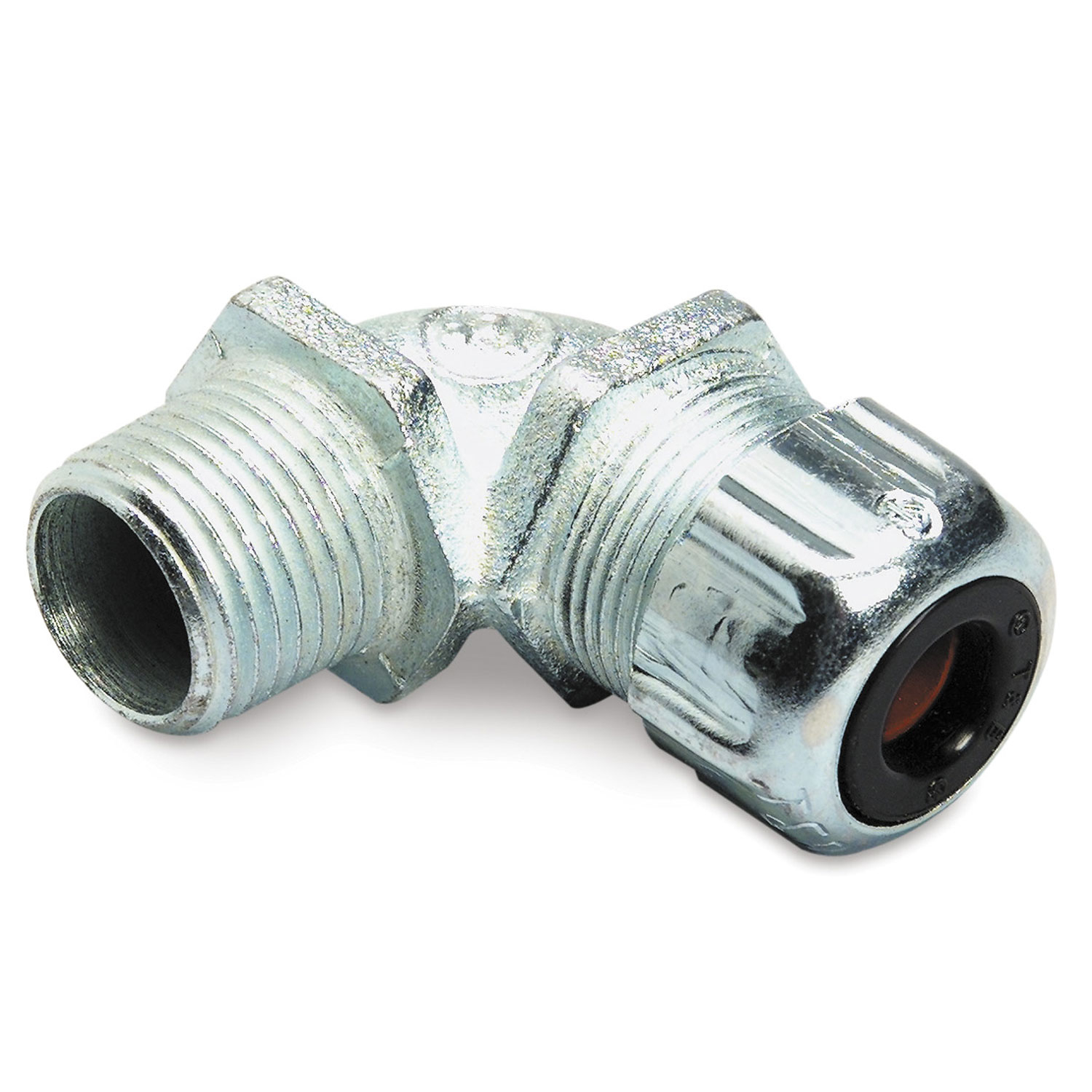 T&B® 4960NM Industrial Fitting Ranger® Angled Strain Relief Cord Connector,  1/2 in Trade, 1/8 to 3/8 in Cable Openings