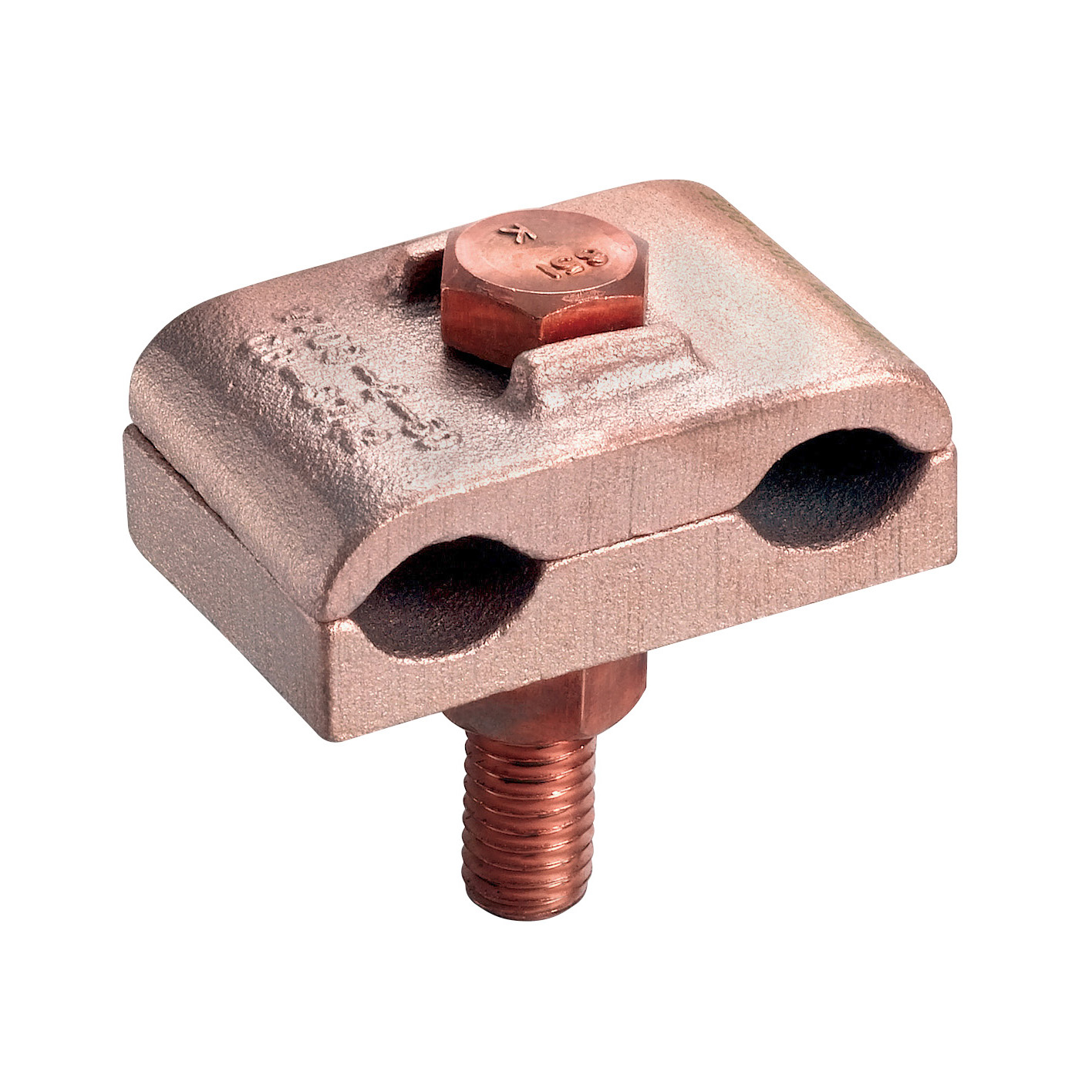 Product image for BLKBRN 2709-2-30 BRZ BOLTED SUBSTATION GROUND CLAMP