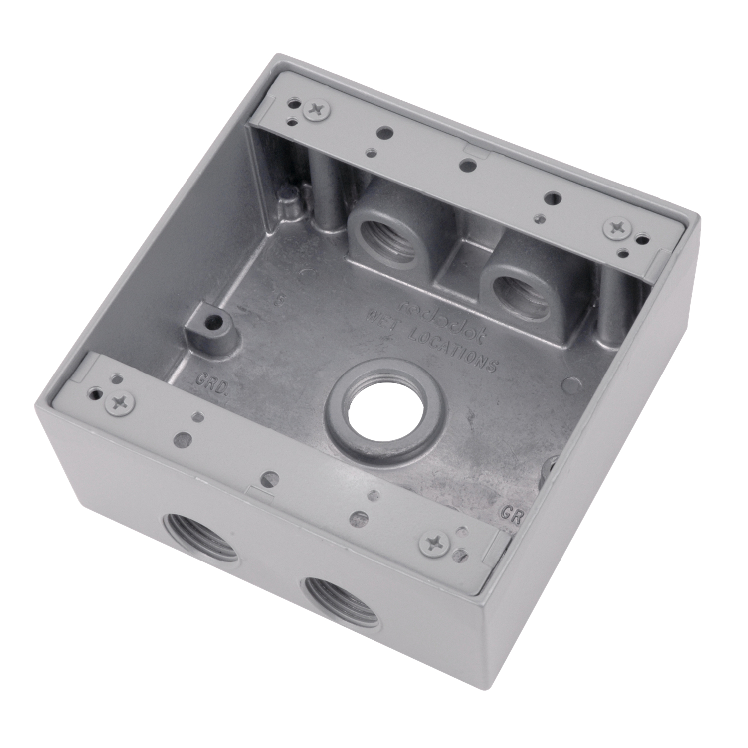 2IH5-1 Weatherproof Outlet Box Red Dot;ABB - Installation Products
