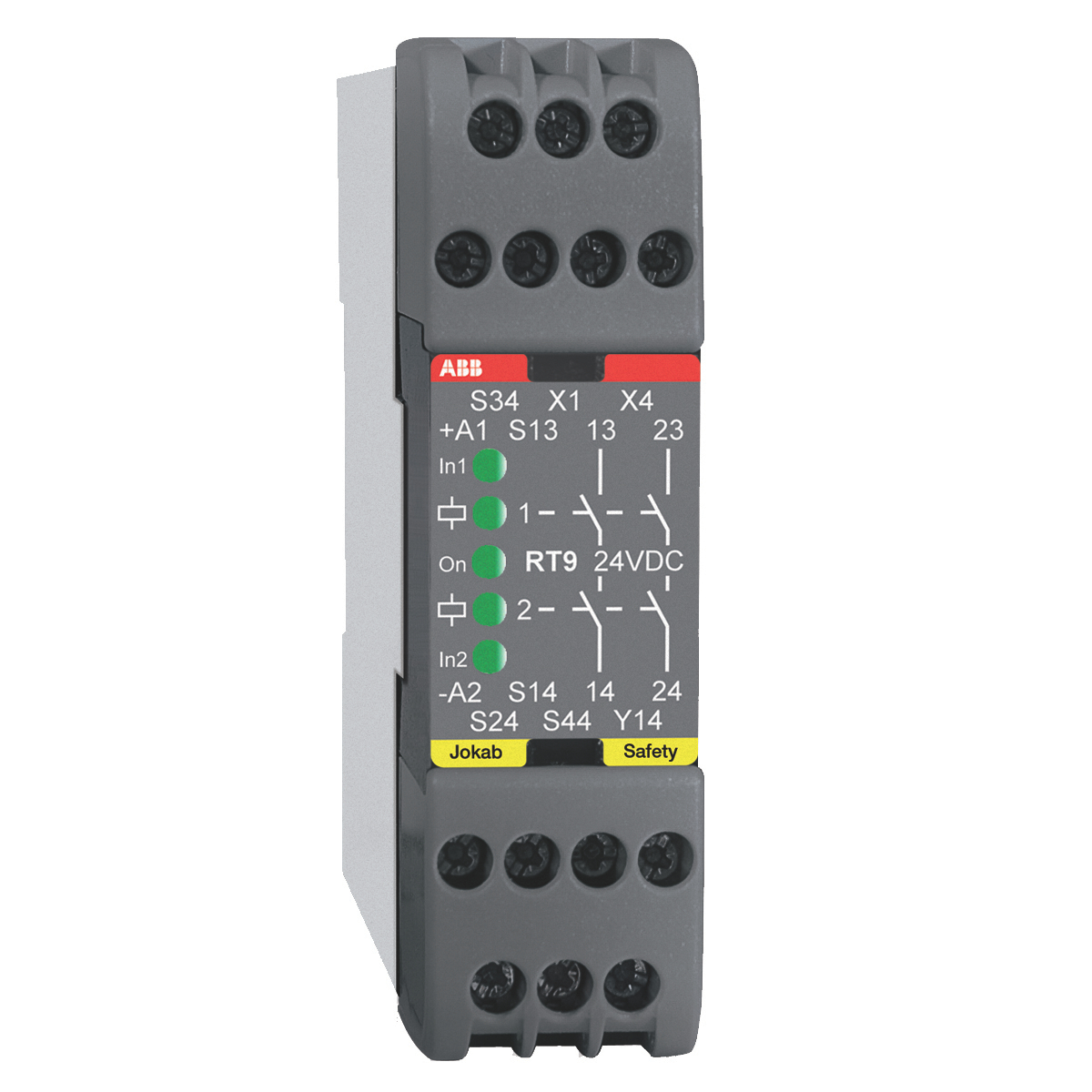 ABB2TLA010029R0000 RT9 24DC SAFETY RELAY ABB JOKAB 2TLA010029R0000