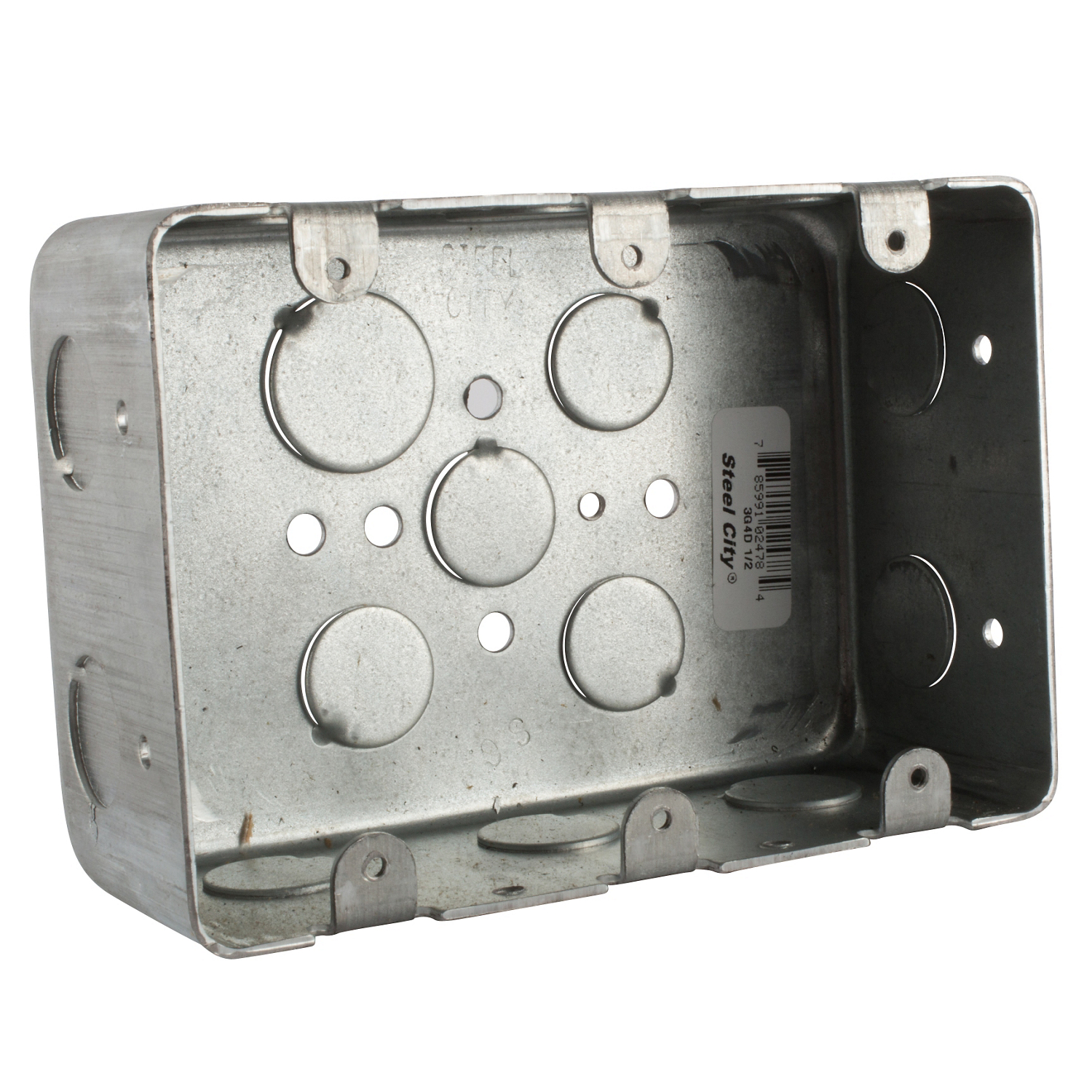 3G4D-1/2 Metallic Switch Box Steel City;ABB - Installation Products