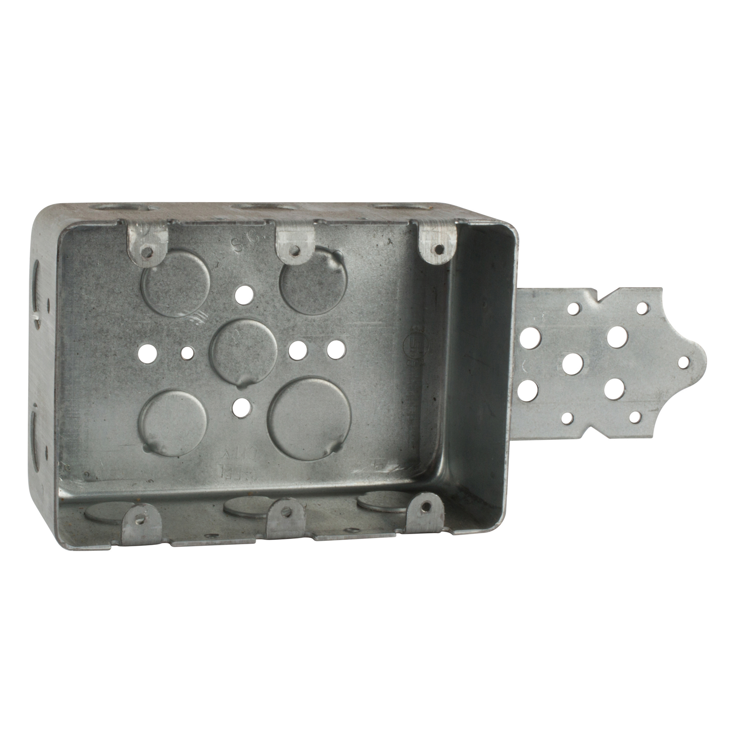 3G4DB1/2 Metallic Switch Box Steel City;ABB - Installation Products