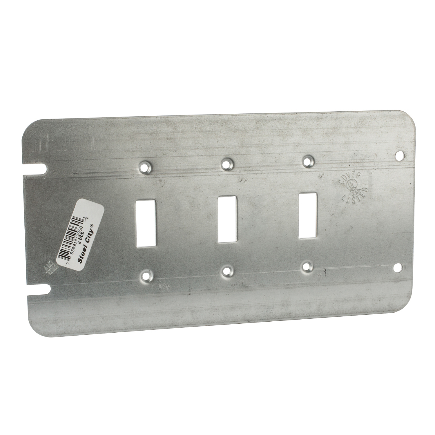 2-GCS Gang Box Cover Steel City;ABB - Installation Products